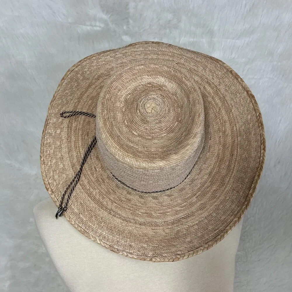 L*Space Wayne Wide Brim Straw Sun Hat NWOT